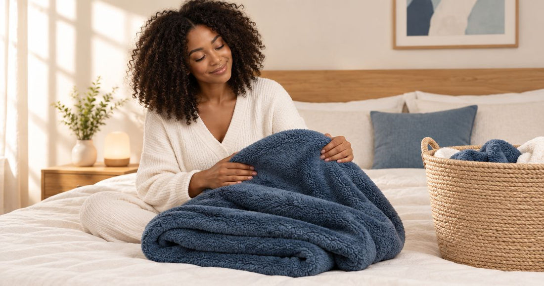 How to wash a plush throw blanket and keep it soft