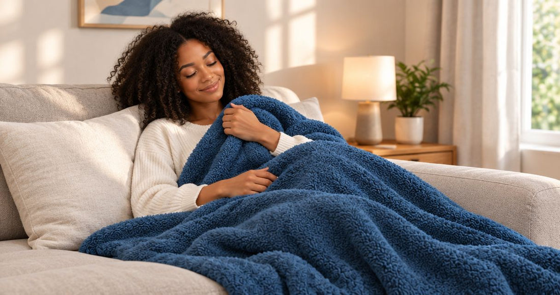 How to choose a plush throw blanket size for your sofa