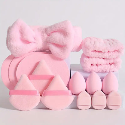 Makeup Sponge & Beauty Blender Set - 10/12/13/15/16 Piece Options