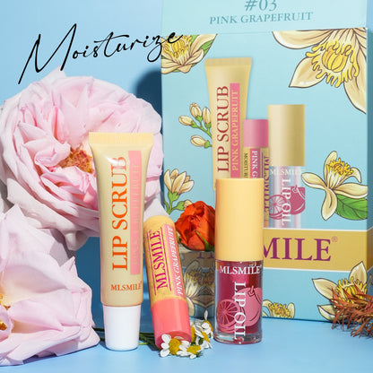 Complete Lip Care Set - Balm, Scrub & Oil Gift Set