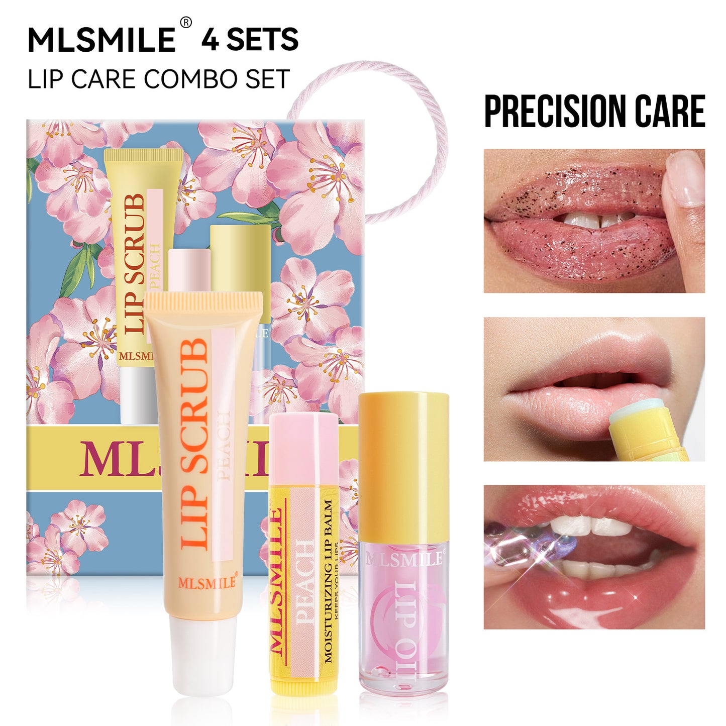 Complete Lip Care Set - Balm, Scrub & Oil Gift Set