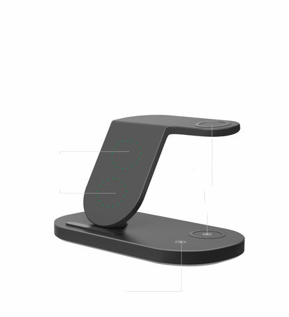 3-in-1 Wireless Charging Station for Phone, Watch & Earbuds