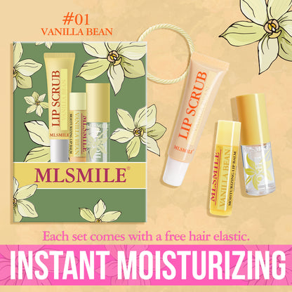 Complete Lip Care Set - Balm, Scrub & Oil Gift Set