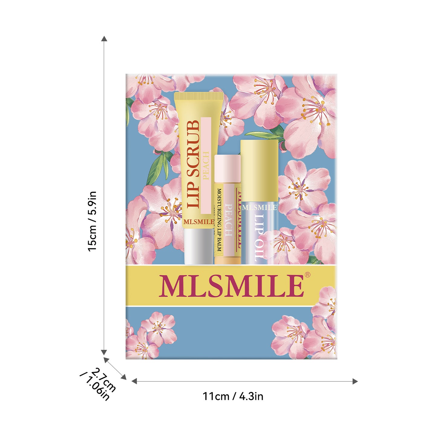 Complete Lip Care Set - Balm, Scrub & Oil Gift Set