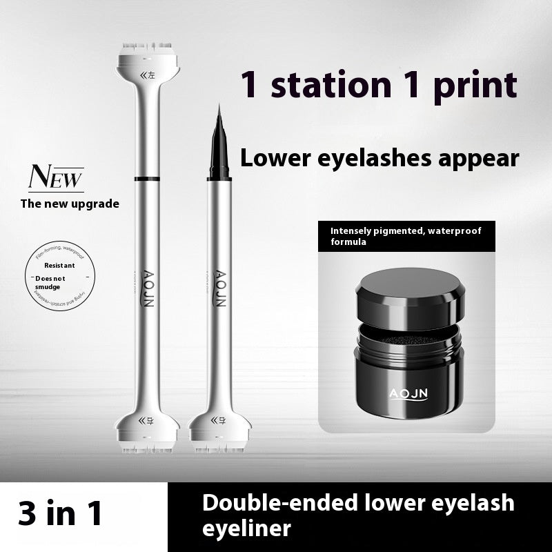 Double-Headed Eyelash Stamp Pen - Waterproof Long-Lasting Eyeliner