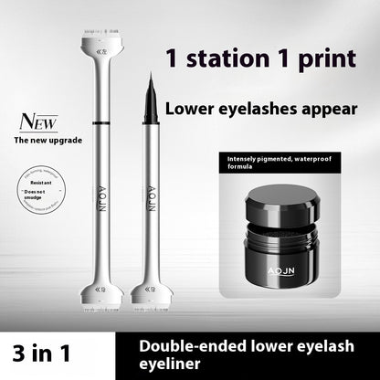 Double-Headed Eyelash Stamp Pen - Waterproof Long-Lasting Eyeliner