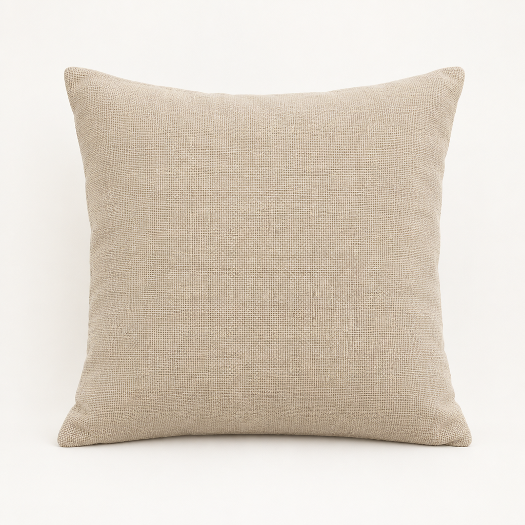 Nordic Cotton Cushion Cover in Tuscan Beige
